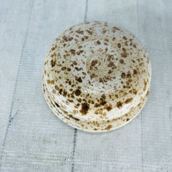 Vintage GT Mark 600/110 Speckle Rustic Farmhouse Canadian Stoneware Canister Jar - Picture 9 of 16